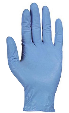 Nitrile gloves powderfree blue